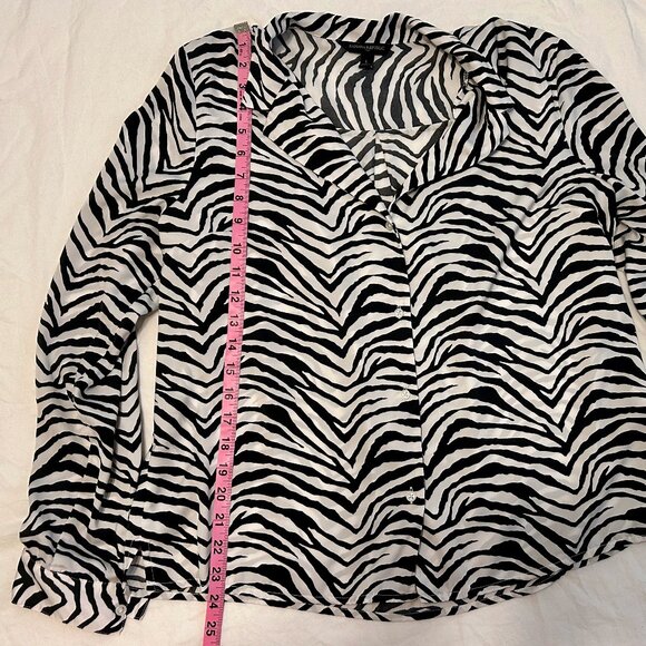 Banana Republic Zebra-Print Blouse - Picture 4 of 6